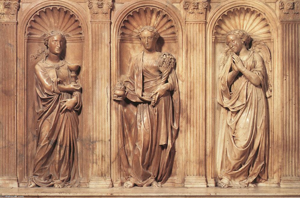 Order Oil Painting Replica Funeral Monument to John XXIII (detail), 1435 by Donatello (1386-1466, Italy) | ArtsDot.com