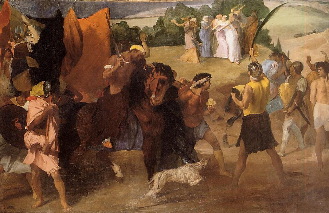 Order Oil Painting Replica The Daughter of Jephtha, 1860 by Edgar Degas (1834-1917, France) | ArtsDot.com