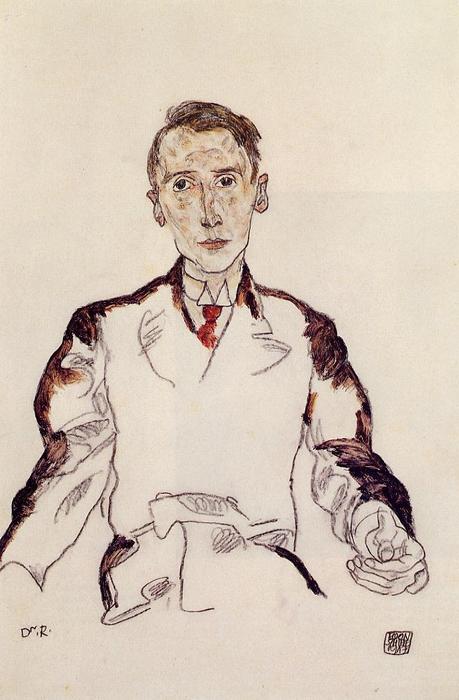 Order Oil Painting Replica Portrait of Dr. Heinrich Rieger by Egon Schiele (1890-1918, Croatia) | ArtsDot.com