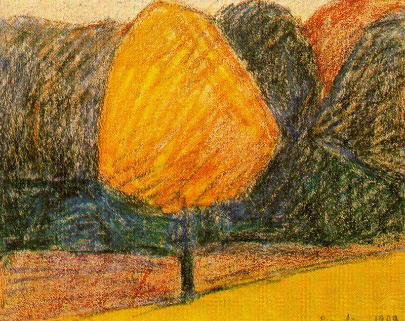 Order Paintings Reproductions El árbol amarillo by Francis Picabia (1879-1953, France) | ArtsDot.com