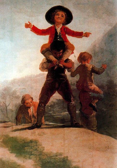 Order Oil Painting Replica Las gigantillas by Francisco De Goya (1746-1828, Spain) | ArtsDot.com