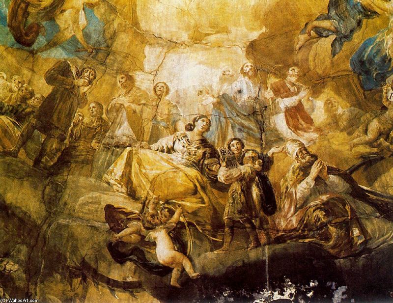 Order Oil Painting Replica Regina Martyrum by Francisco De Goya (1746-1828, Spain) | ArtsDot.com