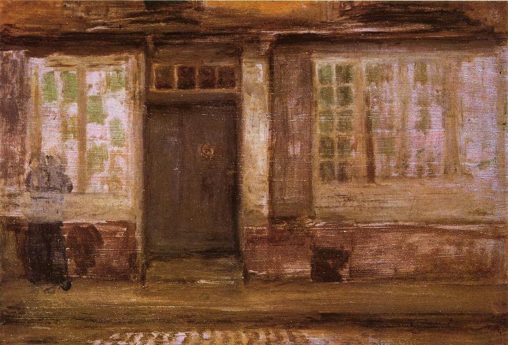 Order Paintings Reproductions The Priest`s Lodging, Dieppe, 1897 by James Abbott Mcneill Whistler (1834-1903, United States) | ArtsDot.com