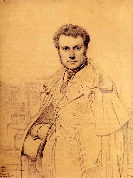 Order Art Reproductions Victor Baltard by Jean Auguste Dominique Ingres (1780-1867, France) | ArtsDot.com