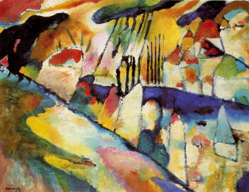 Buy Museum Art Reproductions Landscape by Wassily Kandinsky (1866-1944, Russia) | ArtsDot.com