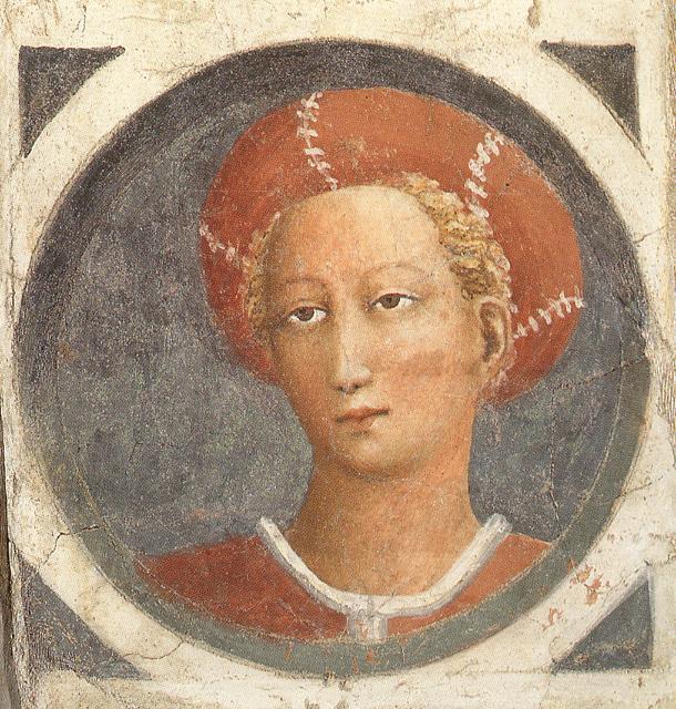 Order Paintings Reproductions Medallion by Masaccio (Ser Giovanni, Mone Cassai) (1401-1429, Italy) | ArtsDot.com