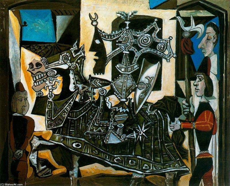 Buy Museum Art Reproductions Juegos de pajes by Pablo Picasso (Inspired By) (1881-1973, Spain) | ArtsDot.com