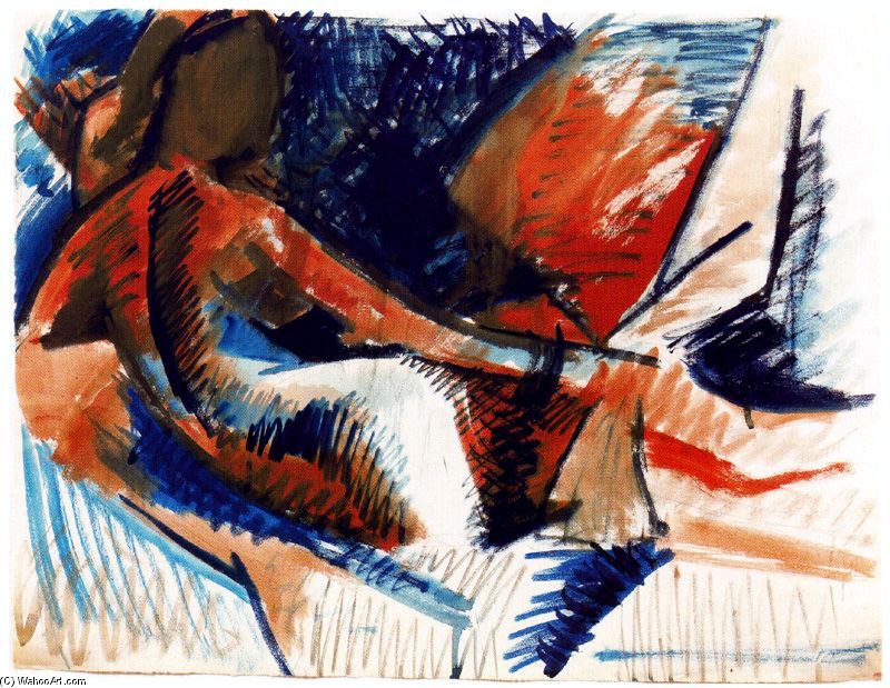 Order Oil Painting Replica La Grande Odalisque by Pablo Picasso (Inspired By) (1881-1973, Spain) | ArtsDot.com