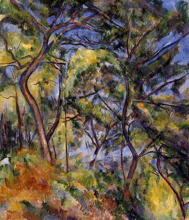 Buy Museum Art Reproductions Forest, 1894 by Paul Cezanne (1839-1906, France) | ArtsDot.com