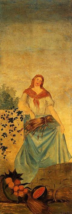 Ordinare Riproduzioni Di Belle Arti Le quattro stagioni, estate, 1861 di Paul Cezanne (1839-1906, France) | ArtsDot.com