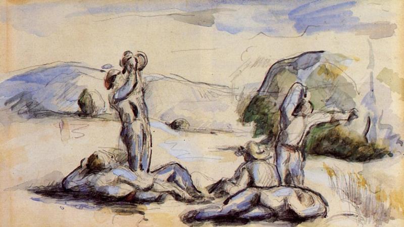 Order Art Reproductions The Harvesters, 1878 by Paul Cezanne (1839-1906, France) | ArtsDot.com
