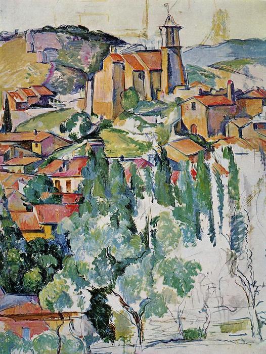 Compra Riproduzioni D'arte Del Museo Il Villaggio di Gardanne, 1885 di Paul Cezanne (1839-1906, France) | ArtsDot.com