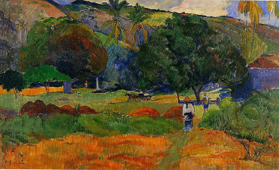 Buy Museum Art Reproductions The little valley, 1891 by Paul Gauguin (1848-1903, France) | ArtsDot.com