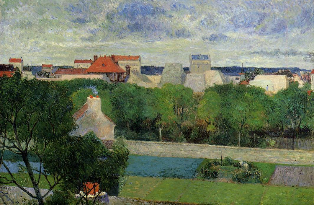 Order Paintings Reproductions The market gardens of Vaugirard, 1879 by Paul Gauguin (1848-1903, France) | ArtsDot.com