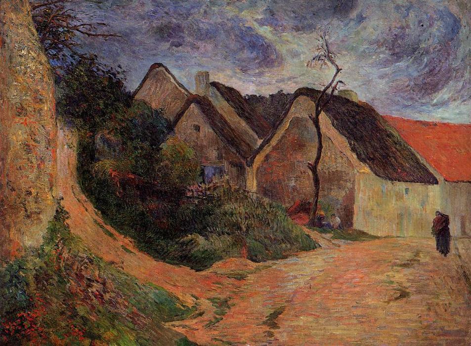 Achat Réplique De Peinture Rue du village, Osny, 1883 de Paul Gauguin (1848-1903, France) | ArtsDot.com
