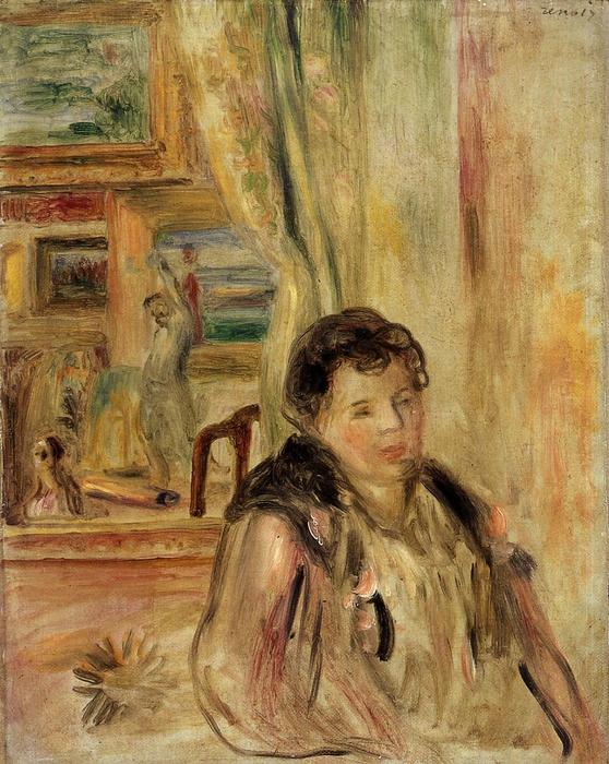 Order Oil Painting Replica Woman in an Interior 1 by Pierre-Auguste Renoir (1841-1919, France) | ArtsDot.com