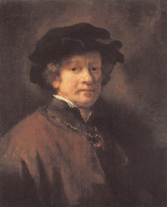 Order Paintings Reproductions Self Portrait (17), 1654 by Rembrandt Van Rijn (1606-1669, Netherlands) | ArtsDot.com