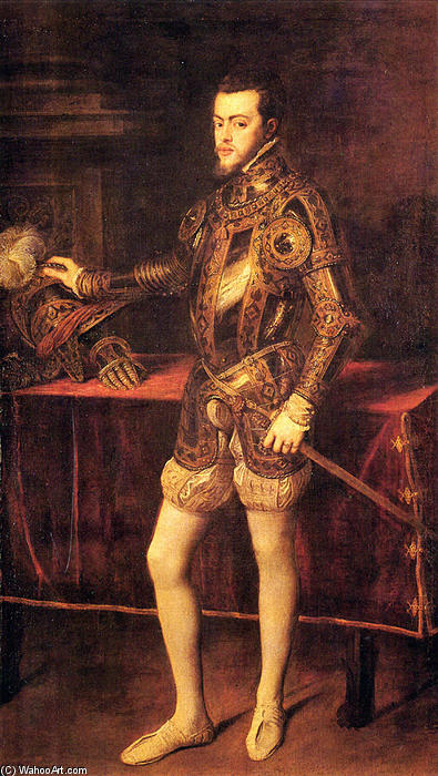 Order Artwork Replica Philipp II, as Prince by Tiziano Vecellio (Titian) (1490-1576, Italy) | ArtsDot.com