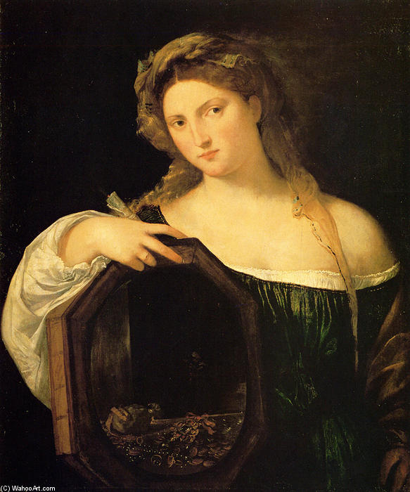 Buy Museum Art Reproductions Profane Love by Tiziano Vecellio (Titian) (1490-1576, Italy) | ArtsDot.com