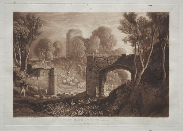 Buy Museum Art Reproductions East Gate, Winchelsea, Sussex by William Turner (1775-1851, United Kingdom) | ArtsDot.com