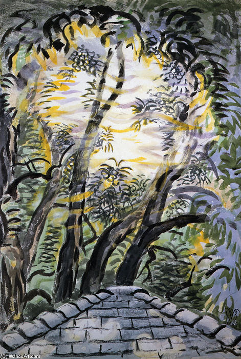 Buy Museum Art Reproductions The Golden Glow Of Summer by Charles Ephraim Burchfield (Inspired By) (1893-1967, United States) | ArtsDot.com