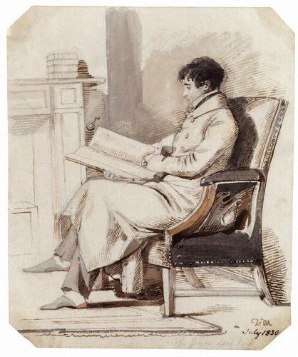 Buy Museum Art Reproductions John Gibson Lockhart by Daniel Maclise (1806-1870, Ireland) | ArtsDot.com