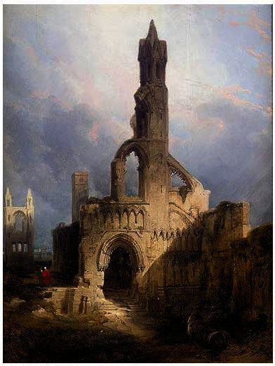 Order Art Reproductions The Ruins Of St Andrews Cathedral by David Roberts (1796-1864, United Kingdom) | ArtsDot.com