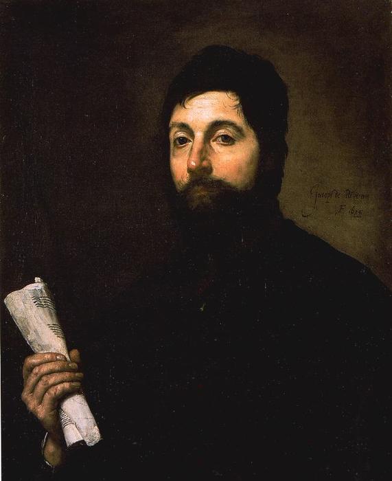 Buy Museum Art Reproductions A music teacher by Jusepe De Ribera (Lo Spagnoletto) (1591-1652, Spain) | ArtsDot.com
