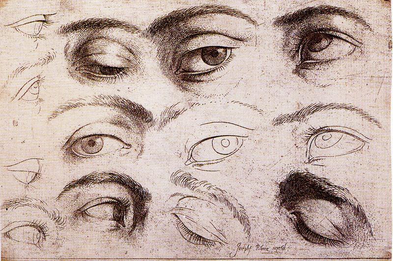 Order Artwork Replica Eye Study by Jusepe De Ribera (Lo Spagnoletto) (1591-1652, Spain) | ArtsDot.com