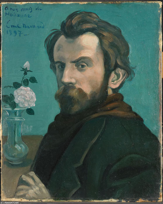 Order Paintings Reproductions Self-portrait by Emile Bernard (1868-1941, France) | ArtsDot.com