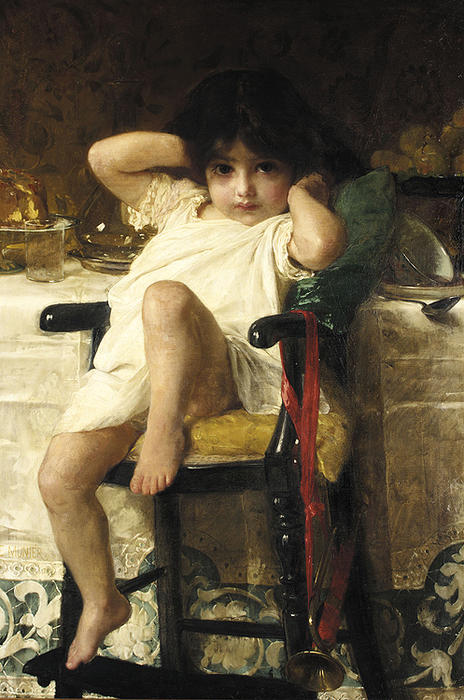 Buy Museum Art Reproductions In Penance by Emile Munier (1840-1895, France) | ArtsDot.com