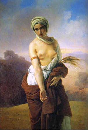 Buy Museum Art Reproductions Ruth, 1835 by Francesco Hayez (1791-1882, Italy) | ArtsDot.com