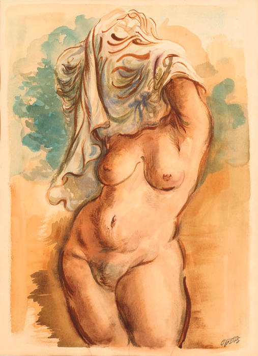 Buy Museum Art Reproductions woman undressing by George Grosz (Inspired By) (1893-1959, Germany) | ArtsDot.com
