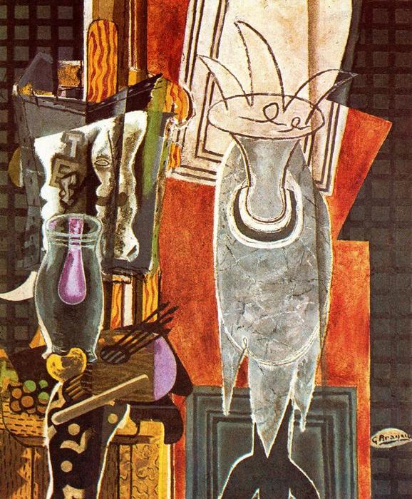 Order Art Reproductions The Pedestal, 1938 by Georges Braque (Inspired By) (1882-1963, France) | ArtsDot.com