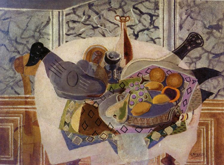Buy Museum Art Reproductions The Purple Tablecloth, 1936 by Georges Braque (Inspired By) (1882-1963, France) | ArtsDot.com