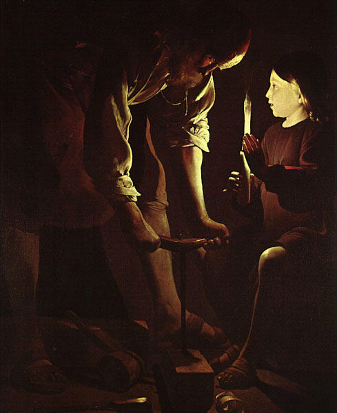 Buy Museum Art Reproductions Joseph the Carpenter by Georges De La Tour (1593-1652, France) | ArtsDot.com