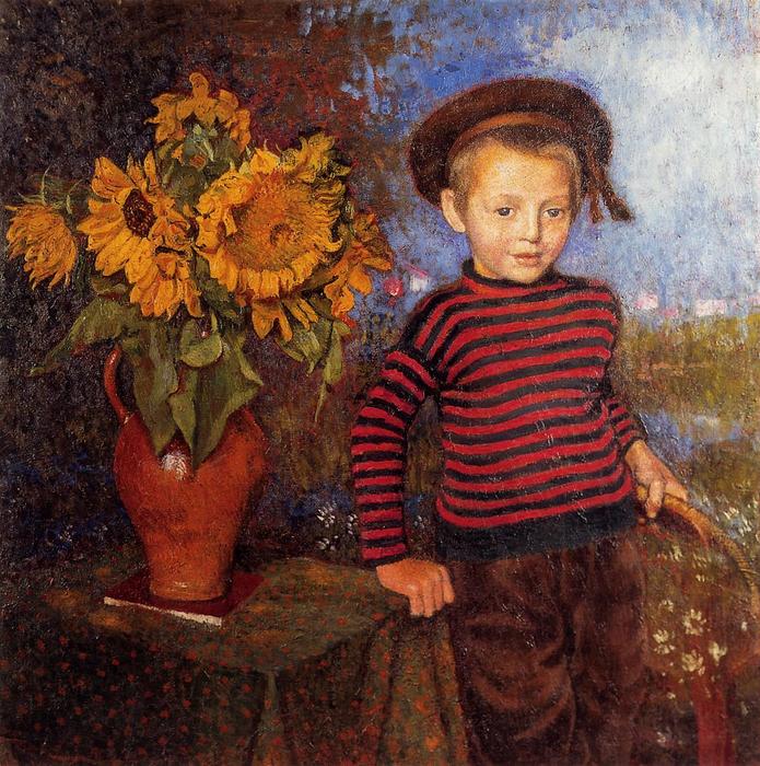 Order Paintings Reproductions Little Pierre by Georges Lemmen (1865-1916, Belgium) | ArtsDot.com