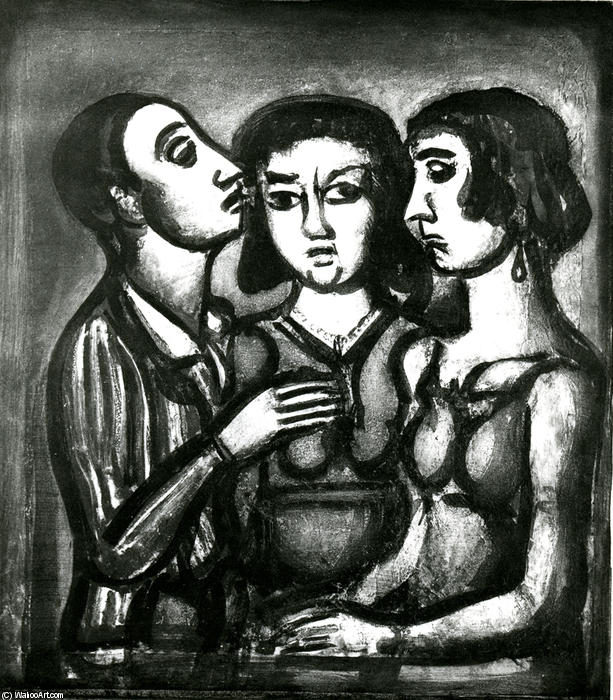 Order Artwork Replica Auguries by Georges Rouault (Inspired By) (1871-1958, France) | ArtsDot.com