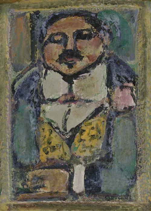 Order Art Reproductions Monsieur Louis by Georges Rouault (Inspired By) (1871-1958, France) | ArtsDot.com