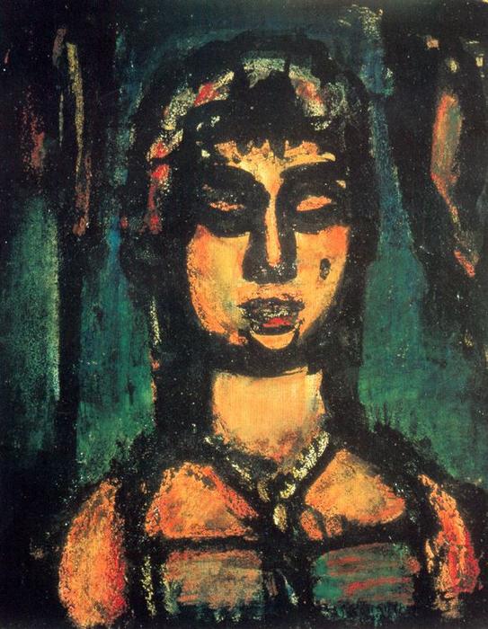 Order Oil Painting Replica Salome by Georges Rouault (Inspired By) (1871-1958, France) | ArtsDot.com