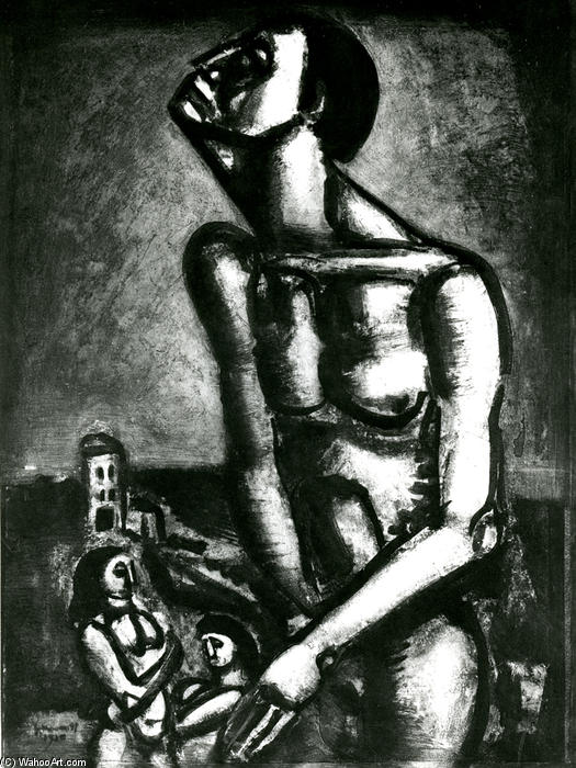 Buy Museum Art Reproductions we are not Convicts by Georges Rouault (Inspired By) (1871-1958, France) | ArtsDot.com