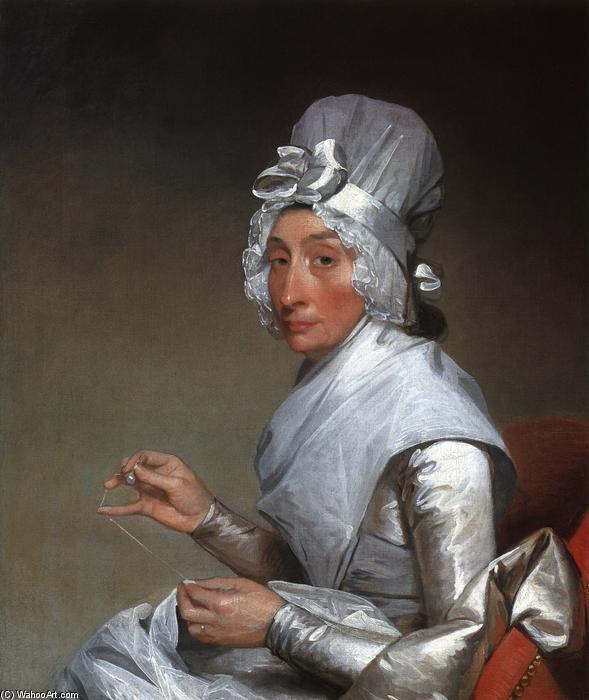 Order Paintings Reproductions Catherine Brass Yates, 1793 by Gilbert Stuart (1755-1828, United Kingdom) | ArtsDot.com