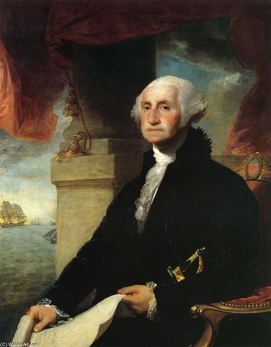 Order Paintings Reproductions George Washington(The Constable-Hamilton Portrait), 1797 by Gilbert Stuart (1755-1828, United Kingdom) | ArtsDot.com