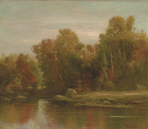 Buy Museum Art Reproductions Autumn in the Adirondacks by Homer Dodge Martin (1836-1897, United States) | ArtsDot.com