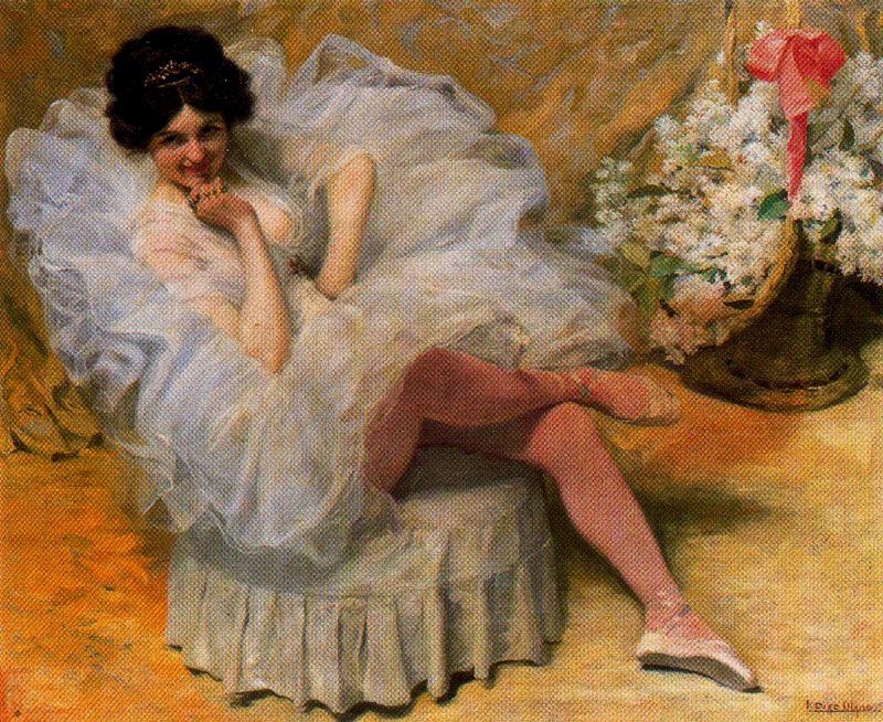 Order Oil Painting Replica Ballerina by Ignacio Díaz Olano (1860-1937, Spain) | ArtsDot.com