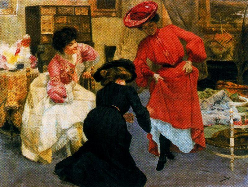 Order Art Reproductions Seamstress (or The seamstress) by Ignacio Díaz Olano (1860-1937, Spain) | ArtsDot.com