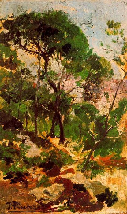 Order Paintings Reproductions Landscape by Ignacio Pinazo Camarlench (1849-1916, Spain) | ArtsDot.com