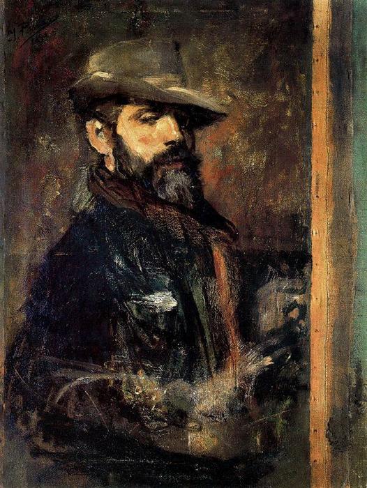Order Oil Painting Replica Self-portrait 11 by Ignacio Pinazo Camarlench (1849-1916, Spain) | ArtsDot.com