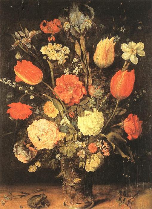 Order Oil Painting Replica Flowers by Jan Brueghel The Elder (1568-1625, Belgium) | ArtsDot.com