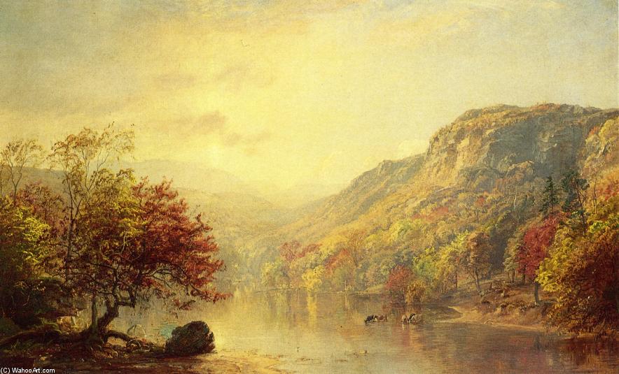 Order Artwork Replica River in Autumn, 1868 by Jasper Francis Cropsey (1823-1900, United States) | ArtsDot.com